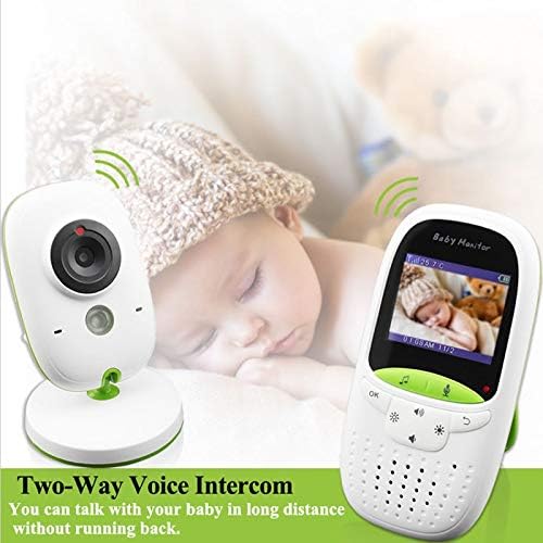Angela K Baker VB602 2.4-инчов LCD 2.4 GHz Wireless Surveillance Camera Baby Monitor, поддръжка на двустранния разговор,