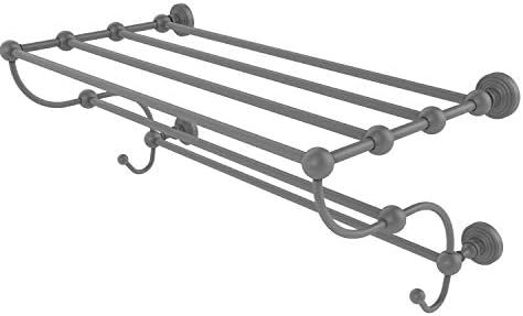 Allied Brass WP-HTL/36-5 Waverly Place Collection 36 Inch Train Rack Towel Срок, Матово Сиво