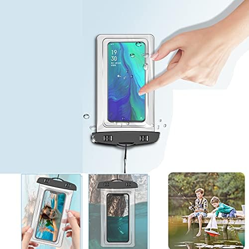 Eiles [2-Pack] Голям Водоустойчив Калъф за мобилен телефон, Универсален Водоустойчив калъф за телефон, Суха Чанта На Открито Плажната Чанта за iPhone 12 11 Pro Max XSMax XR XS 8 7 Plus/Samsung