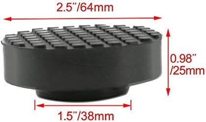 Bingqi Universal Jack Rubber Pad Jack Pad Adapter Frame Rail Protector for Щипка Weld Side 2Pcs