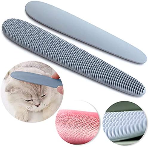 Blackhole Real Cat Tongue Textured Grooming Brush, Best Nurturing Brush for Kitten Dual-Ended Brush for Small and Large Area