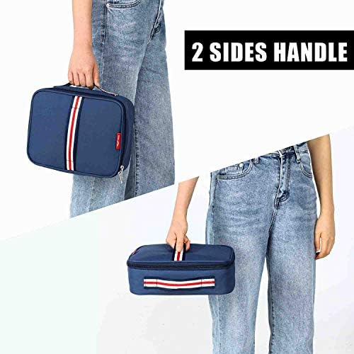 MIER Small Insulated Lunch Bag for the Kid Men Women Mini Cooler Reusable Lunchbox Мъкна to School Office Picnic Travel,