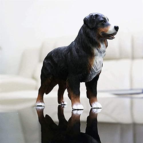 JQD0.00 Реалистична модел Кучета,Моделиране на Кучето Играчка Куче Фигурки 18.5x7x15cm Моделиране Куче Стои в Позата на