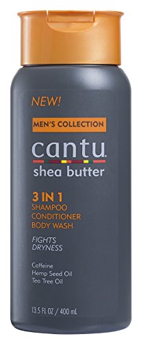 Cantu Mens 3-In-1 Shampoo Conditioner Bodywash 13.5 Унция (400 мл) (3 опаковки)