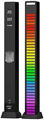 NIZYH Music Sound Control DJ LED Level Light Car Vehicle Atmosphere Light Bar Ритъм Lamp PC Desktop Backlight 3D