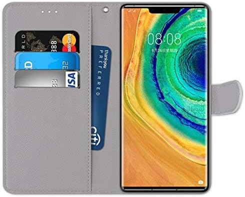 Huawei Капитан 30 Pro Калъф, Gift_Source Тънък Защитен Портфейл Калъф За Телефон ИЗКУСТВЕНА кожа Флип Поставка Магнитен