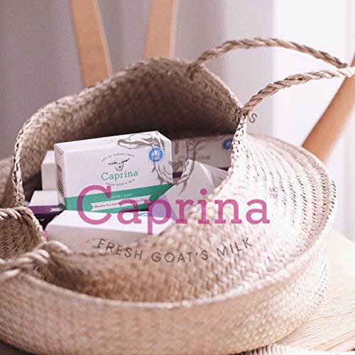 Caprina by Canus Fresh Goat's Milk Soap Bar, Крем, Оригиналната формула, 5 унции (опаковка 1)