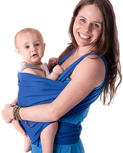 CuddleBug Baby Wrap Sling + Carrier - Новородени и деца до 36 кг - Hands Free - Нежна еластична материя - идеален за детската