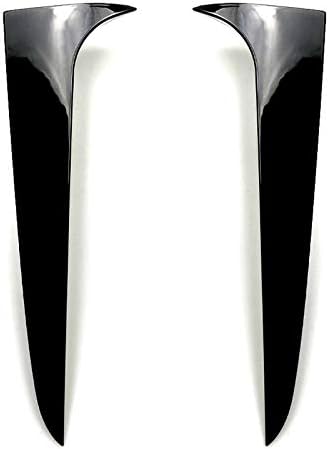 HOTRIMWORLD Черен Спойлер на Задното Стъкло Странично Крило Капак Завърши 2 бр. за BMW X3 F25 2011-2017