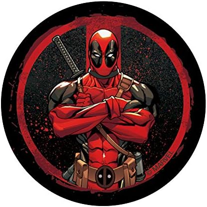 Marvel Deadpool Wade Wilson Icon PopSockets PopGrip: Замяна дръжка за телефони и таблети