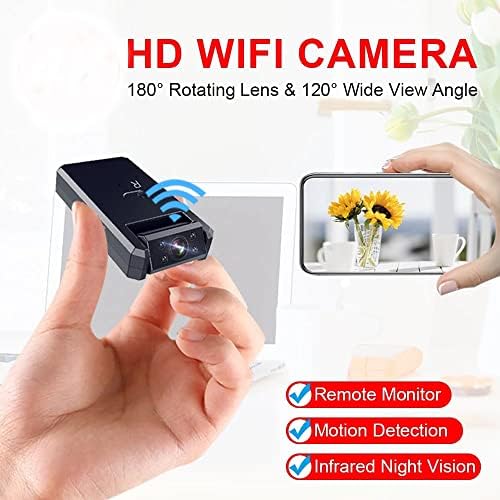 SHYPT HD Mini Camera Body Wireless 1080P Security Pocket Camera ' S Motion Activated Small Nanny Cam (Размер : 128 грама)