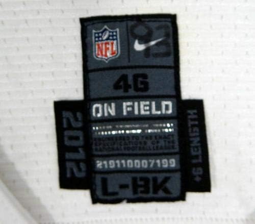 2012, Тенеси Тайтънс 93 Game Issued White Jersey - Грозен NFL Game Used Jerseys