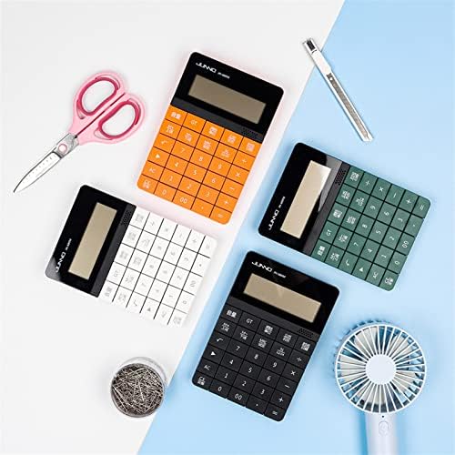 HuaShslt 12-цифров настолен калкулатор с Големи бутони Счетоводство Финансов Бизнес Платежни Инструменти, Канцеларски
