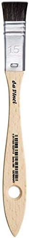 Лак и грунд da Vinci Series 585 Mottler Brush, Екстра-Къса коса пони с дръжка от обикновено дърво, размер 50