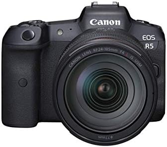 Полнокадровая беззеркальная фотоапарат Canon EOS R5 с 8К видео,45-мегапикселов полнокадровым CMOS-сензор,процесор DIGICxImage,два слота за карти памет и механичен затвор до 12 ка