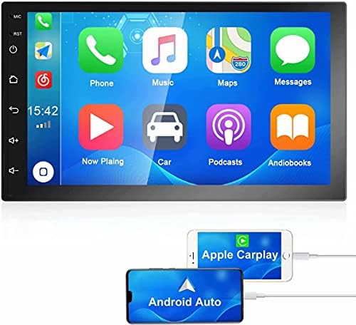 Двоен Din Стерео Android Автомобил със Задната Камера DVR Авто Радио Bluetooth GPS, Сензорен Екран за Toyota Carolla Levin 2017 2018 Навигация Резервни Радио Волана, USB,WiFi, Fm
