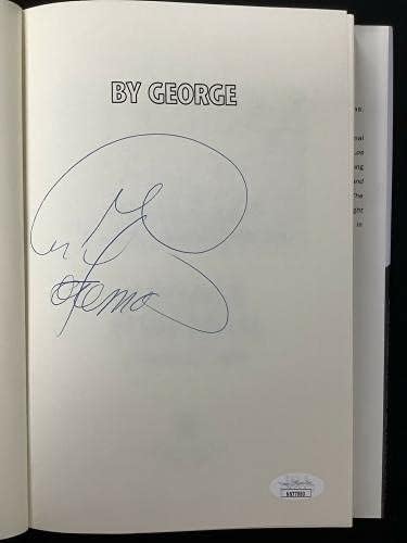 George Foreman Signed Book Autobiography George Autograph Hardcover Боксова JSA - Боксови Списания С Автограф