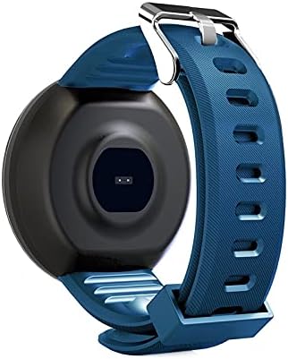 hhscute Smart Watch Sleep Fitness Waterproof Watch Bluetooth Watch, 1.44 Инча Обновен Екран на Смарт Часовници за Мъже, Жени (син)