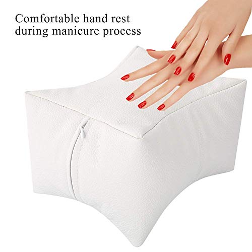 Nail Art Hand Pillow -3 Цвят маникюр Table Hand & Foot Pillow Мек PU Моющийся Подлакътник Салон за Маникюр Грижа За Ноктите