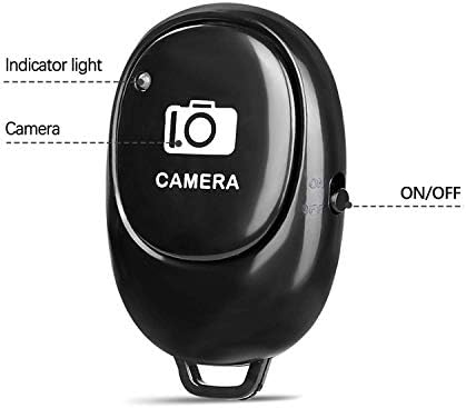 KAMISAFE Безжично дистанционно управление на Камерата дистанционно Затвора Безжичен Профилни за снимки и Селфи Съвместим