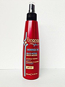 Linange Spa –Незаличими спрей за коса с масло от моринги и макадамия (200 мл); Овлажняващ, регенериращ грижа за косата;