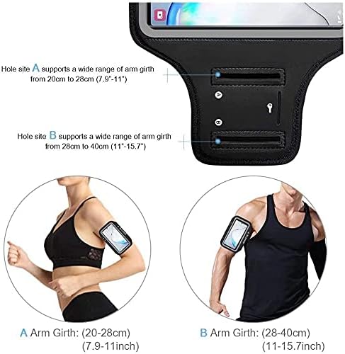 Running Armband Phone Holder AMGUR Gym Bag Sports Cell Phone Armband Case for iPhone 12 Mini, iPhone 8/7/6S/6 Plus, iPhone