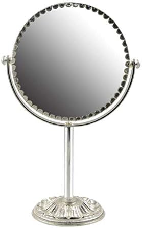 KONGZIR Огледало За Баня, Козметично Огледало 360 deg; Двупосочно Въртене Континентална HD Десктоп Огледало Принцеса Огледало