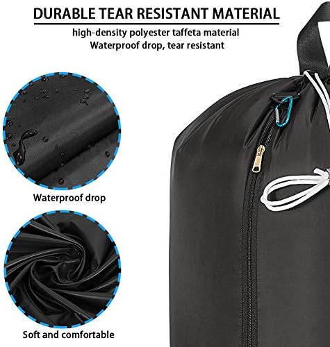TENRAI Extra Large Laundry Bag 18x10 x40 with YKK Zipper, Machine Washable Dirty Clothes Organizer, Сълза Resistant Drawstring