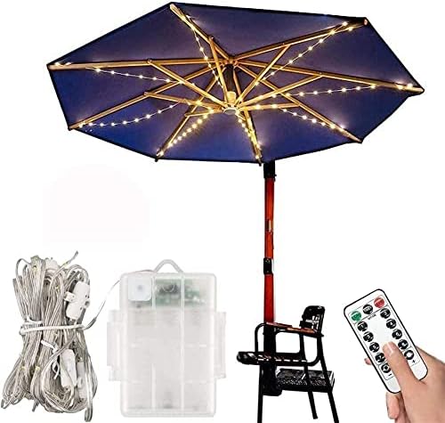 SDKFJ Umbrella Светлини Parasol Garden Light Чадър Lighting LED Чадър Outdoor Lights Чадър Lighting Camping Tent Светлини