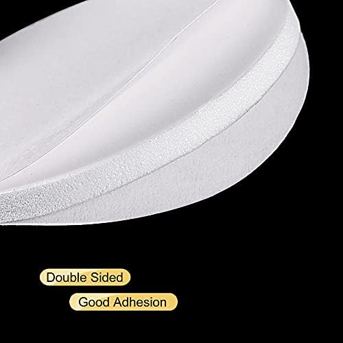 uxcell Double Sided Sticky Pads, 40mm Round EVA Adhesive Foam Tape White 30pcs
