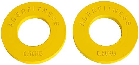 Ader Olympic Fractional Plates Pair - .5 Kg Жълт