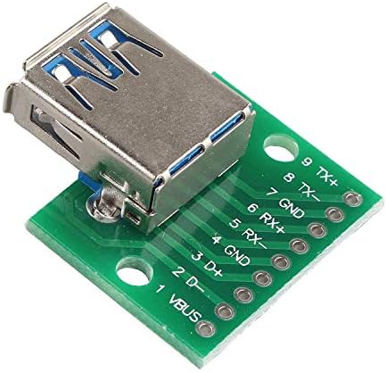 UIOTEC 5PCS USB3.0 to DIP 2.54 mm 9pin Female ПХБ Converter Connectors