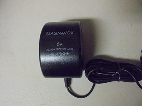 Magnavox (SBC 6608) 120V AC 60Hz 8W / 6V DC AC Адаптер за захранване на Зарядно устройство