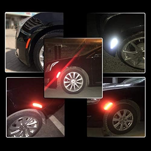 LVLONG Vehicle Night Safety Reflector, Driver Safety Marker Vehicle Bumper Car Фен Sticker-Подходящ за нови Водачи или