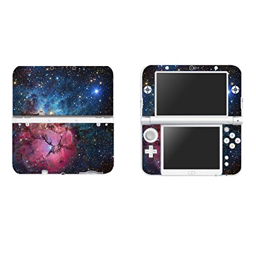 eSeeking Винилови Етикети на Корицата на Кожата Стикер за Новия 3DS XL/LL - Тъмно червена Nebula