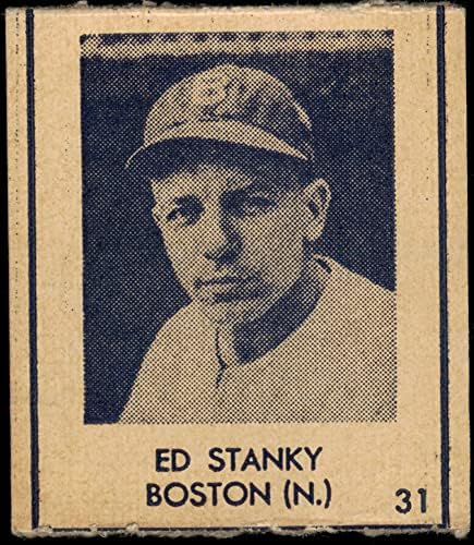 1948 R346# 31 Ед Stanky Boston Red Sox (Бейзболна картичка) VG Red Sox