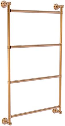 Allied Brass CL-28-30 Carolina Collection 4 Tier 30 Inch Ladder Towel Bar, Brushed Bronze