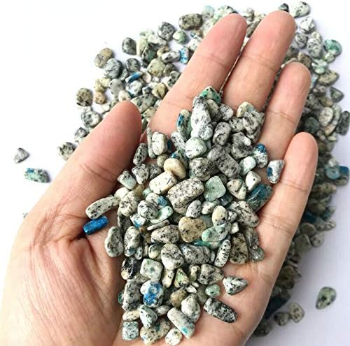 LANGGUSHI XA216 50g 2 Размер на Естествен фелдшпат и слюда Азурит Паднали Crystal Чакъл Камъни, Естествени камъни и минерали
