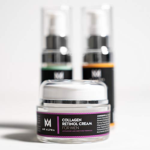 MR ALPHA Collagen Retinol Face Cream For Men, 30ml - анти-ейдж крем за лице За да се Укрепва, Овлажнява кожата, Мъжки