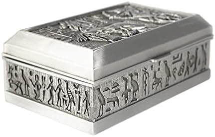 Ковчег за бижута от Метал, С Красив египетски Интериор