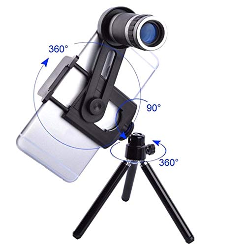 8X Zoom Long-Focus Мобилен Телефон Външен Универсален Обектив за Смартфони Фиксиран Клип на Обектива на Камерата Телескоп