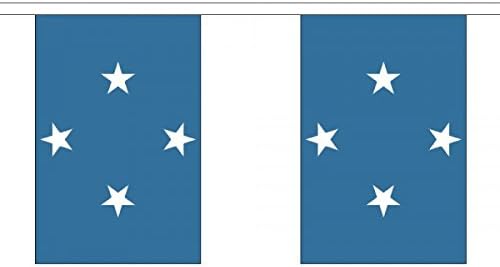 3 м 10 (9 x 6) Флаг Микронезия Микронезийский Полиестер Материал овесена каша е Идеално за Декорация на Партията