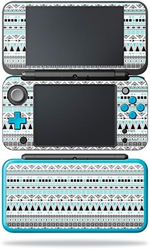 MightySkins Skin Съвместими с Nintendo New 2DS XL - Тюркоаз Tribal | Защитно, здрава и уникална vinyl стикер wrap Cover
