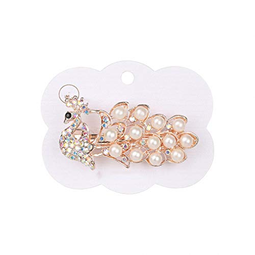 Pudwy кристал Crystal Pearl Hair Клип Claw Barrette Hairpin for Women Hair Jewelry Accessories