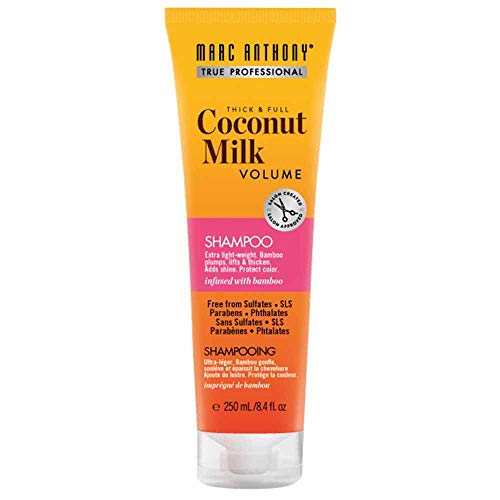 Marc Anthony Milk Volume Shampoo Ounce 250ml, кокос, 8,4 течни унции