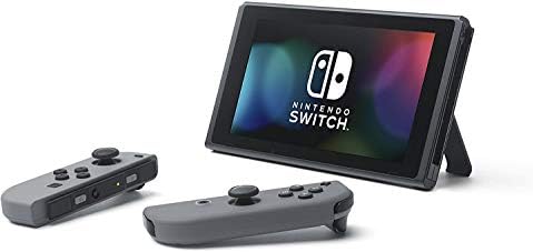 Nintendo 2020 Premium Switch 32GB Console Family Essential Пакет - Сив Joy-Con, Супер Марио Одисея, Червено Двойно зарядно