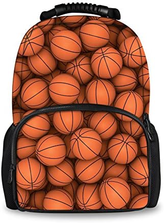 Coloranimal Баскетбол Printed Casual Men Travel Backpack Large Laptop Bagpacks Book Bags for School
