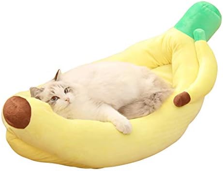 ocijf179 Пет Bed Пет Cat Dog Cushion Bed Boat Shape Подвижна Моющийся Зимата Плюшено Подложка За Гнезда - M