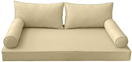 Style2 5PC Кушетка Matress Bolster Pillow Fitted Sheet Cover Only-Размер креватчета AD103