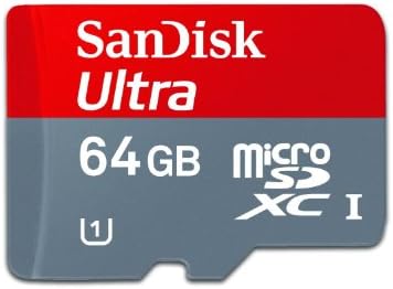 Професионална microSDXC карта SanDisk Ultra 64GB камера за Garmin Virb Elite HD специално оформена за високоскоростен